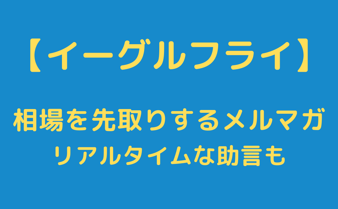 【イーグルフライ】世界情勢を見極め「いつ」「何に」投資するか？正しい知識を新聞より安く